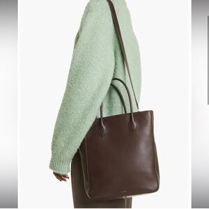 100% Authentic The Row Day Leather North/South Tote